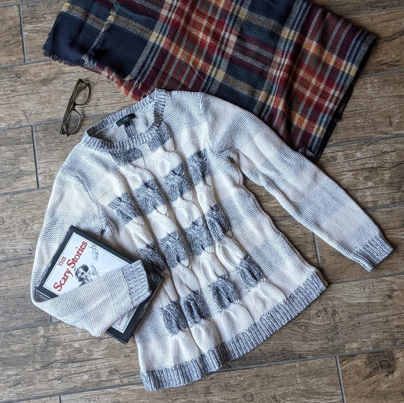 J. Crew Sweaters - ❄️ J. Crew Striped Cable Knit Sweater